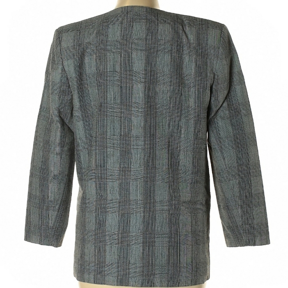 Pyke Limited Grey Striped Suit Jacket/Blazer - Picture 2 of 2